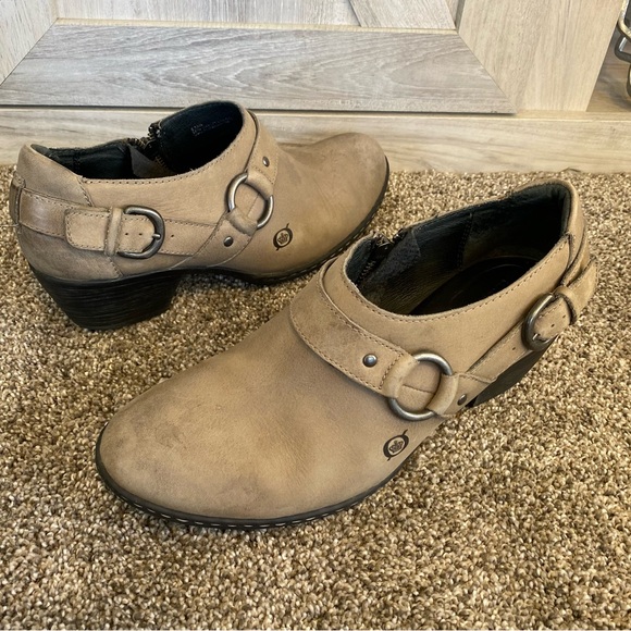 Born Women's Zowy Slip On Grey Leather Size 8 - Picture 4 of 12